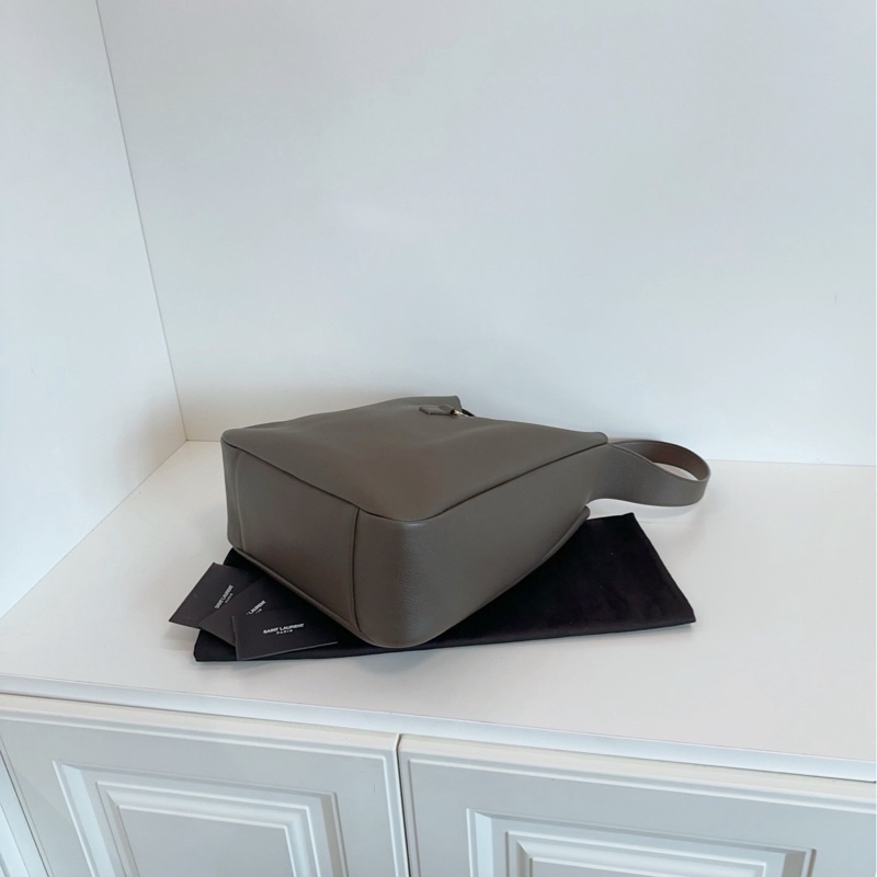 【99新🆕】YSL  Le5à7 Hobo腋下包 水桶包 Rose同款大號-4