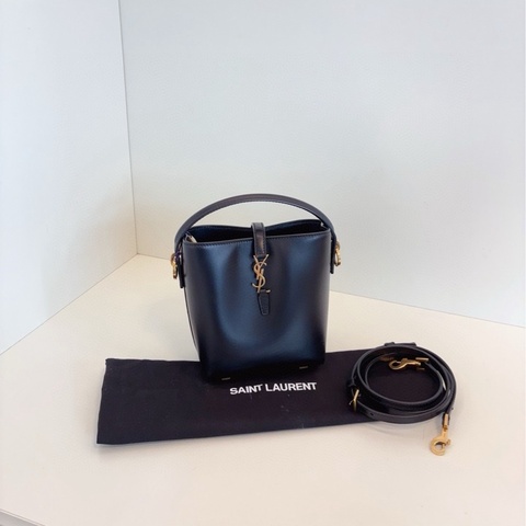 【99新🆕】YSL新晉爆款黑金Le37 mini水桶包斜挎包 手提包