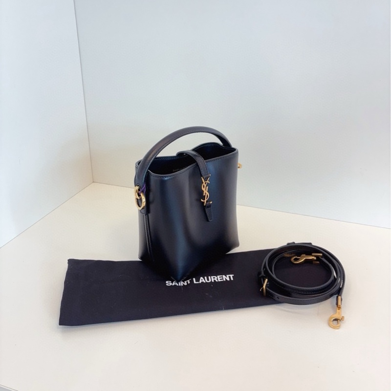 【99新🆕】YSL新晉爆款黑金Le37 mini水桶包斜挎包 手提包-1