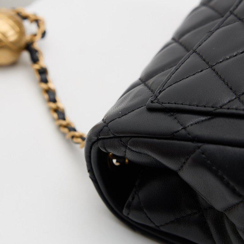 二手Chanel 金球方胖/黑金-5