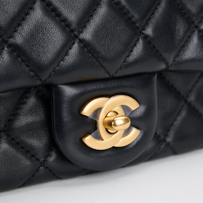 二手Chanel 金球方胖/黑金-19