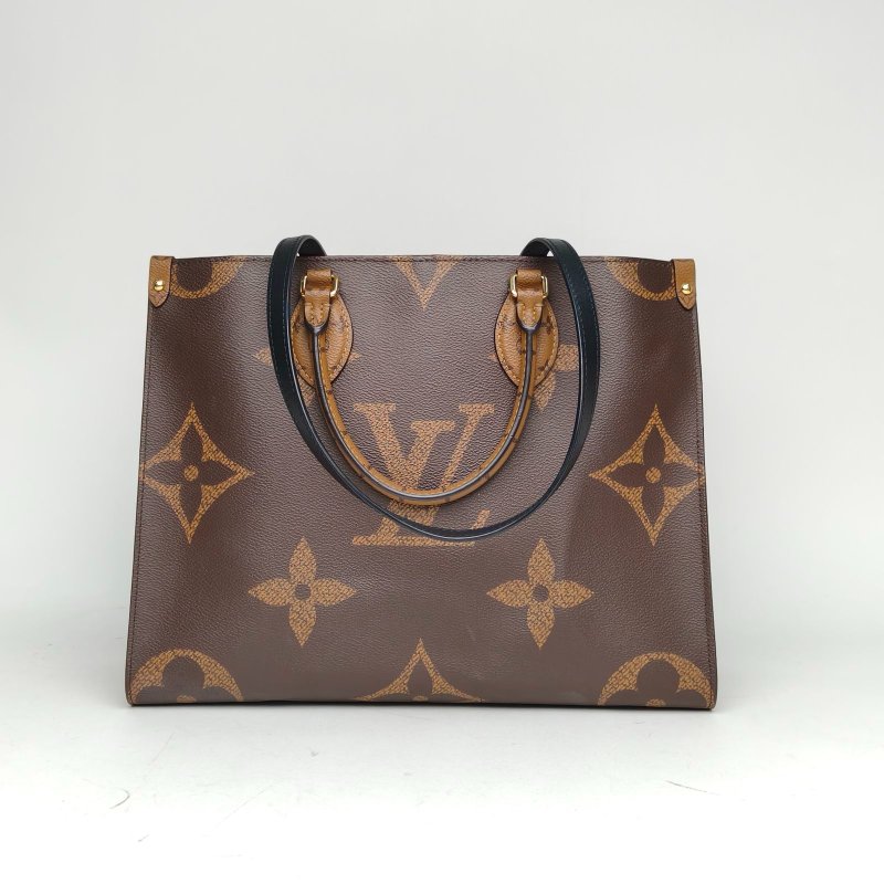 LOUIS VUITTON Onthego中號35老花PVC晶片肩背包-0