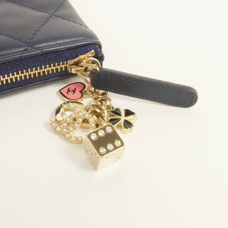 CHANEL 羊皮皮革Clutch Bag金扣手挽袋-9