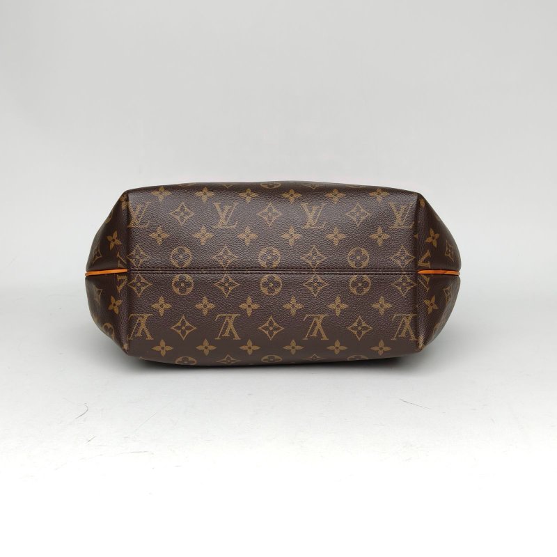 LOUIS VUITTON TIVOLI餃子包小號25拼老花牛皮/PVC201625牛皮拼PVC肩背包-4