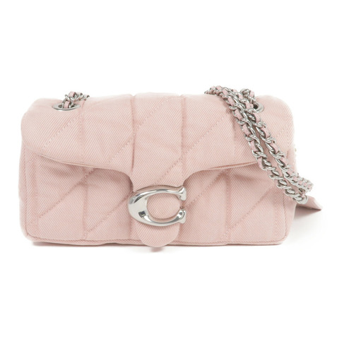 COACH 帆布Tabby 20銀扣肩背袋