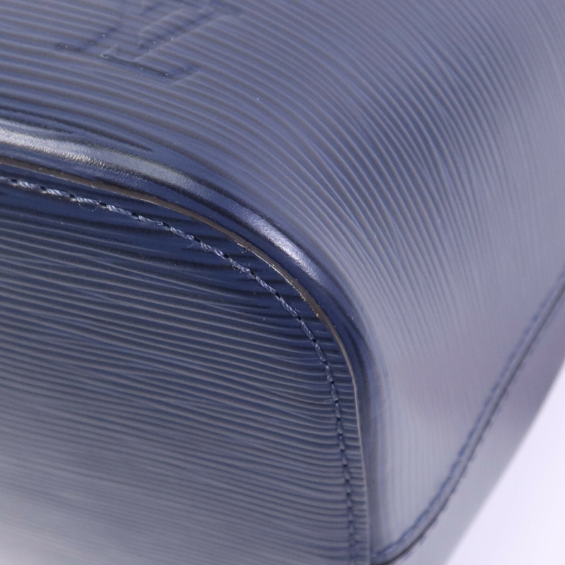 LOUIS VUITTON Epi Neverfull MM銀扣肩背袋-9