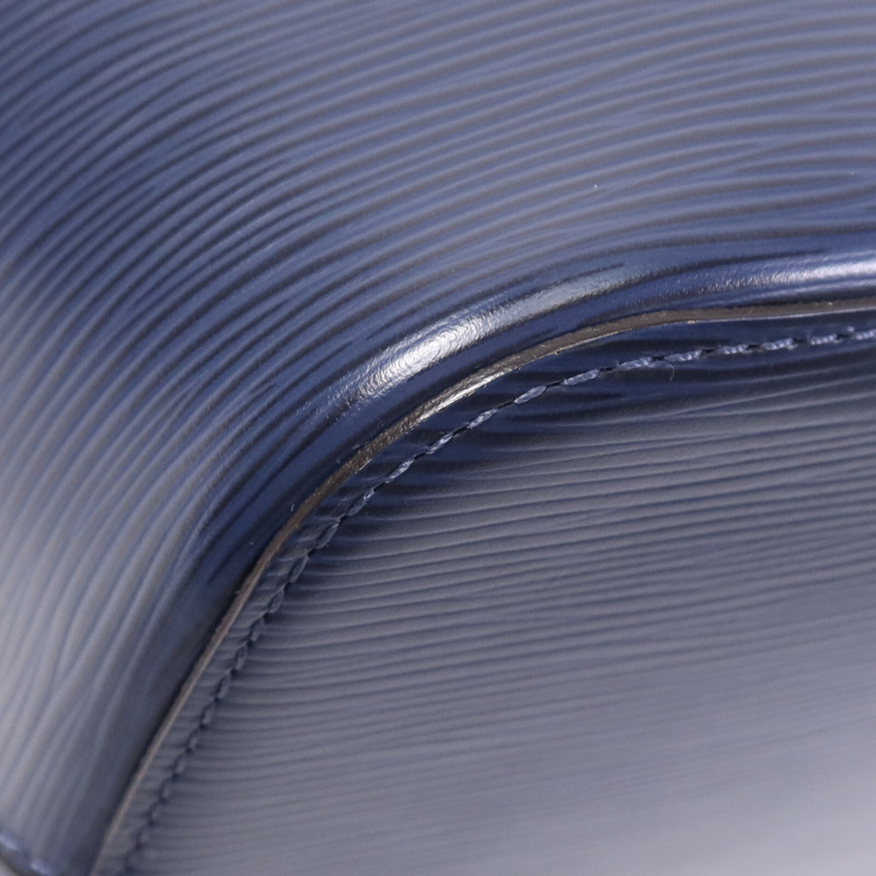 LOUIS VUITTON Epi Neverfull MM銀扣肩背袋-10