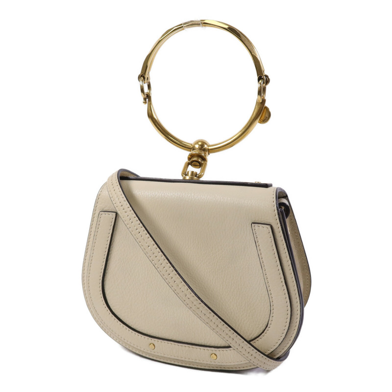 Chloe 牛皮皮革Nile金扣手挽肩背兩用袋-1