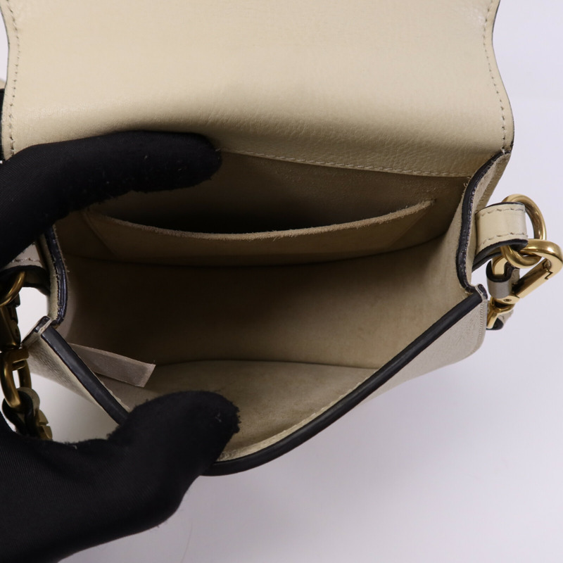 Chloe 牛皮皮革Nile金扣手挽肩背兩用袋-4