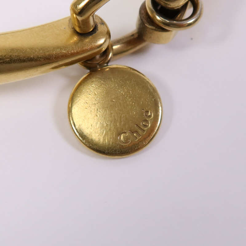 Chloe 牛皮皮革Nile金扣手挽肩背兩用袋-6