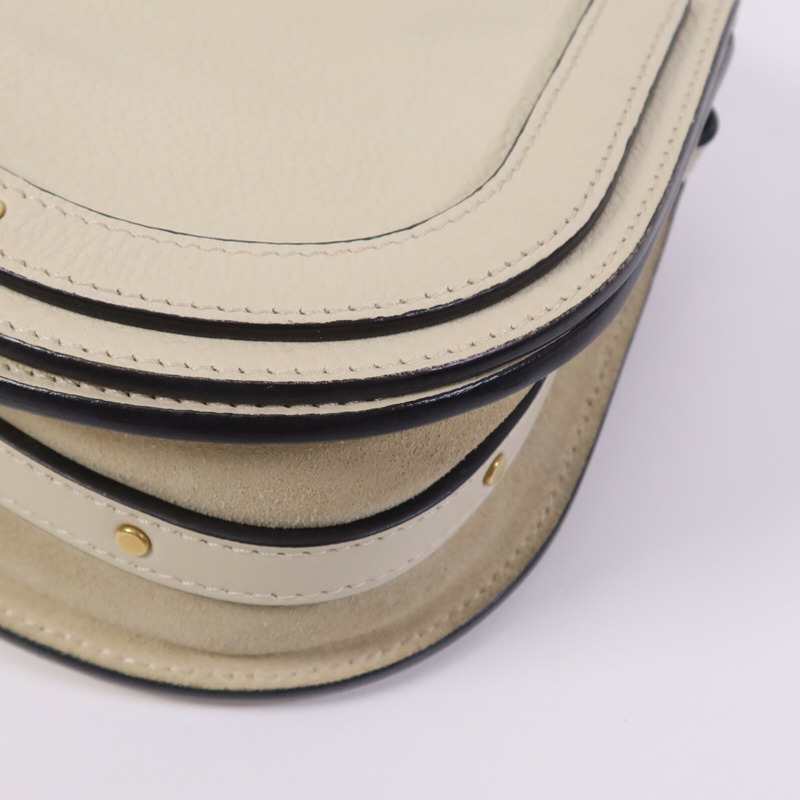 Chloe 牛皮皮革Nile金扣手挽肩背兩用袋-14