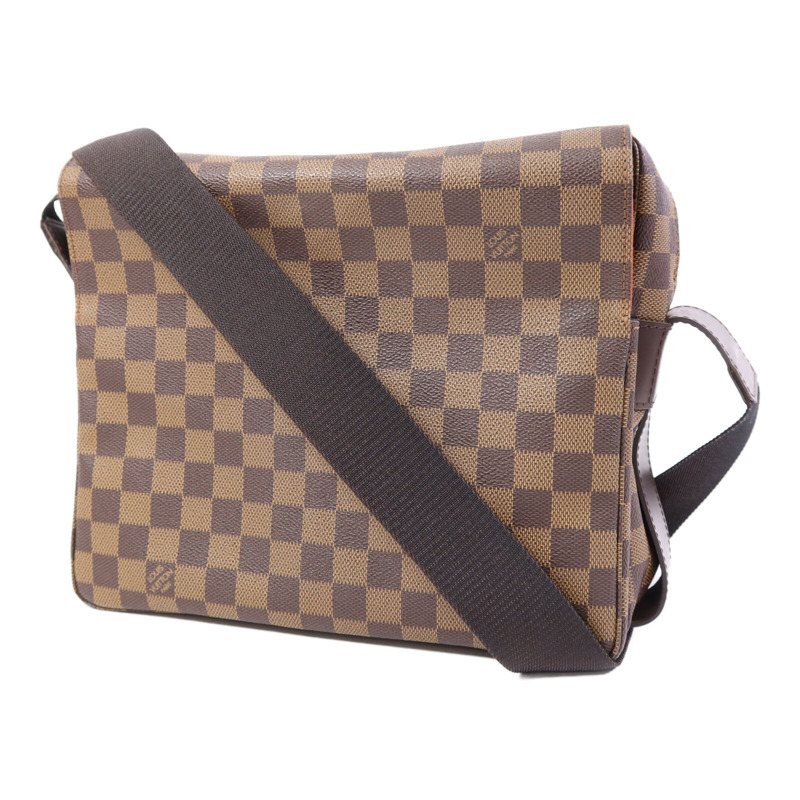 LOUIS VUITTON Damier Naviglio金扣肩背袋-1