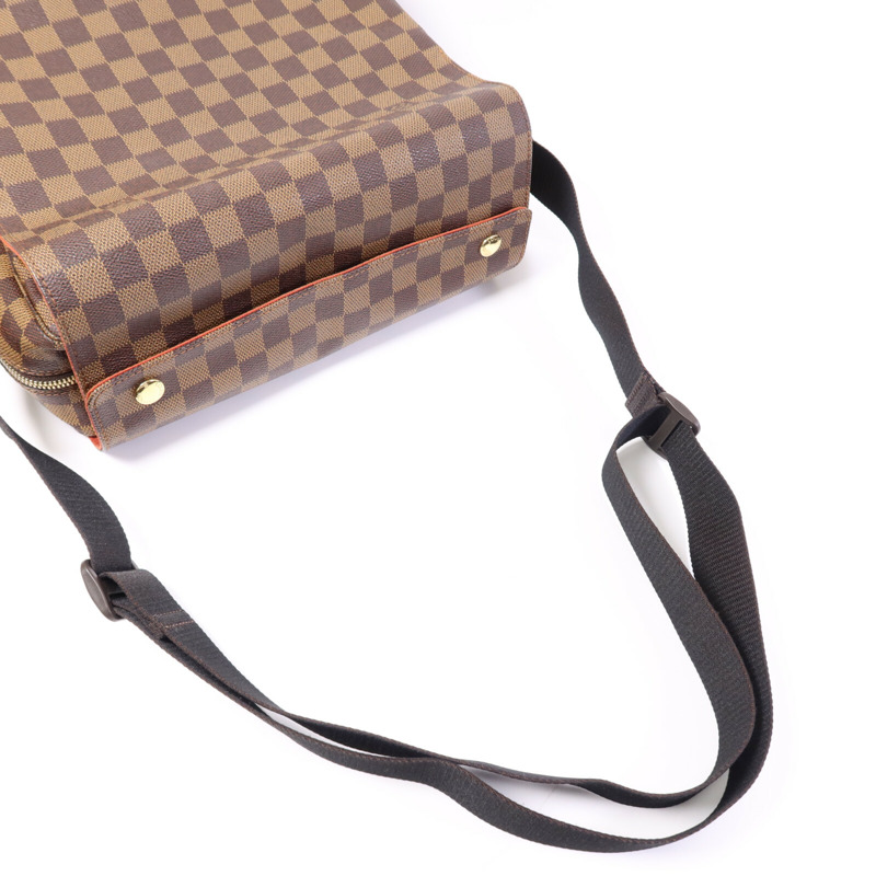 LOUIS VUITTON Damier Naviglio金扣肩背袋-9
