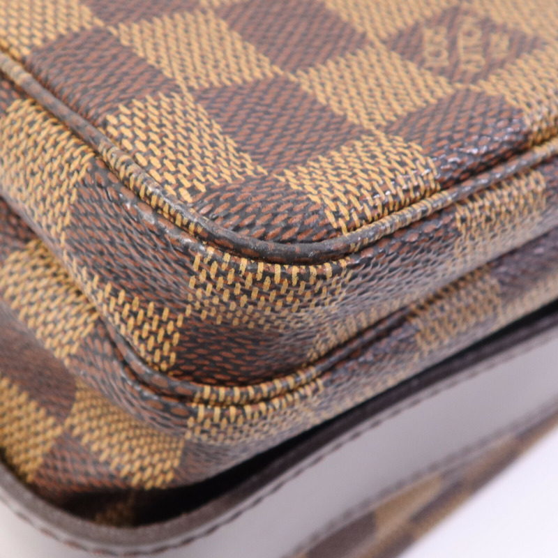 LOUIS VUITTON Damier Naviglio金扣肩背袋-13