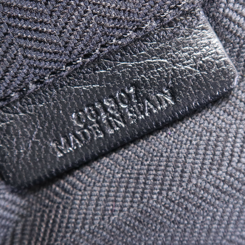 LOEWE 帆布Tote Bag銀扣肩背袋-8