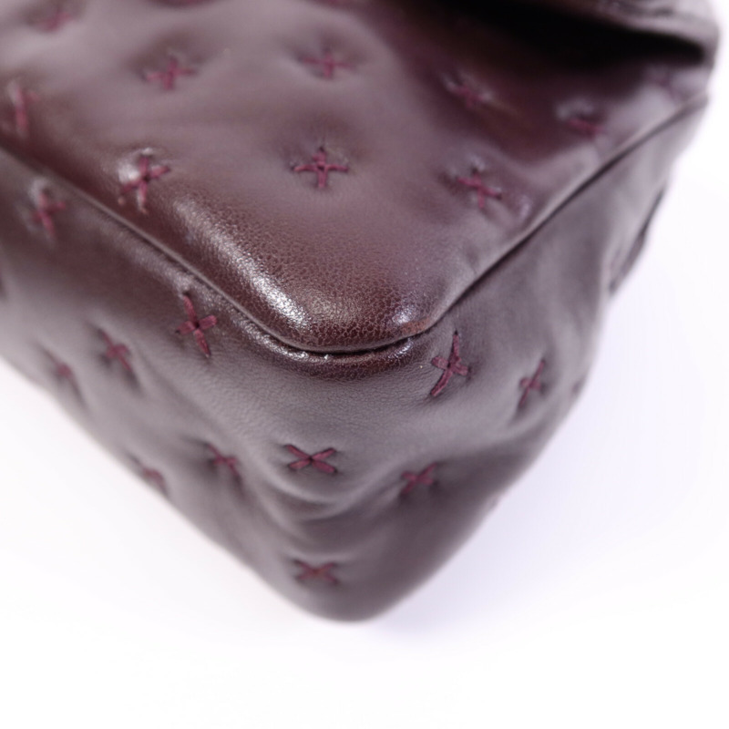 CHANEL 羊皮皮革CoCo Handle金扣鏈帶手挽肩背兩用袋-10