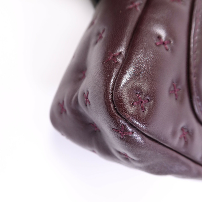 CHANEL 羊皮皮革CoCo Handle金扣鏈帶手挽肩背兩用袋-12