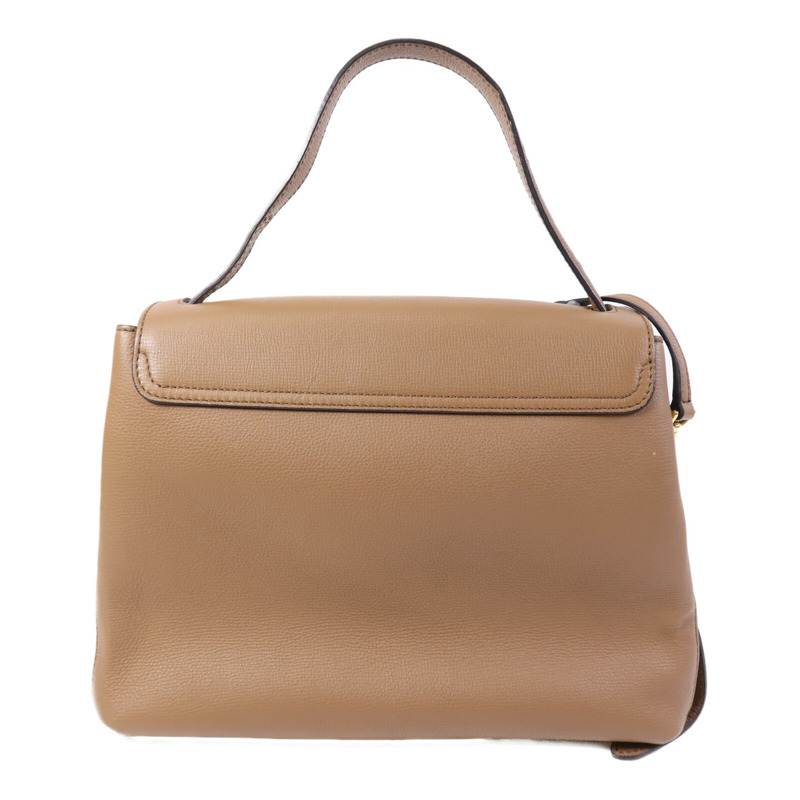 BURBERRY 牛皮皮革2 Way Shoulder Bag金扣手挽肩背兩用袋-2