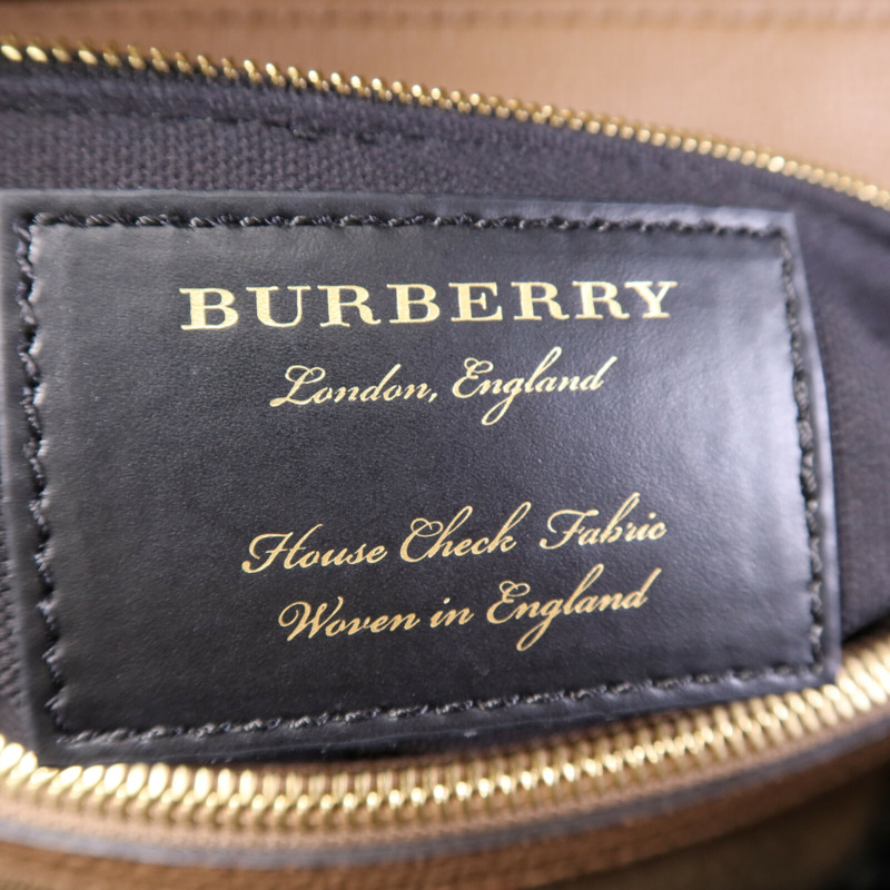 BURBERRY 牛皮皮革2 Way Shoulder Bag金扣手挽肩背兩用袋-6