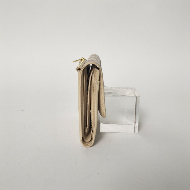 LOUIS VUITTON 白色棋盤格PVC2015短款錢包肩背包-3