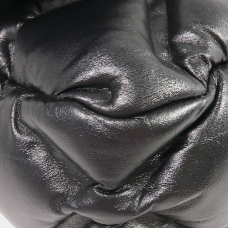 CHANEL 牛皮皮革Chain Shoulder銀扣鏈帶肩背袋-11