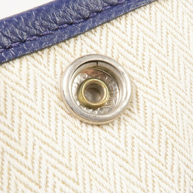 HERMES Epsom皮革Garden Party TPM銀扣手挽袋Bleu Saphir-18