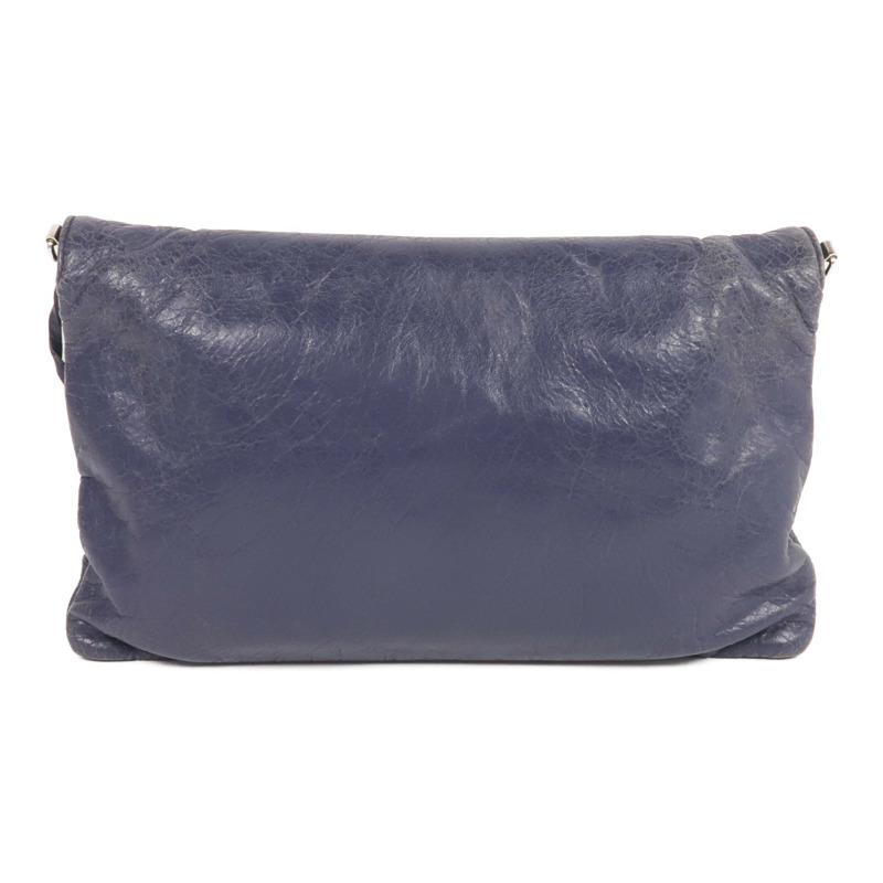 BALENCIAGA 牛皮皮革Envelope Clutch銀扣肩背袋/手拿包-2