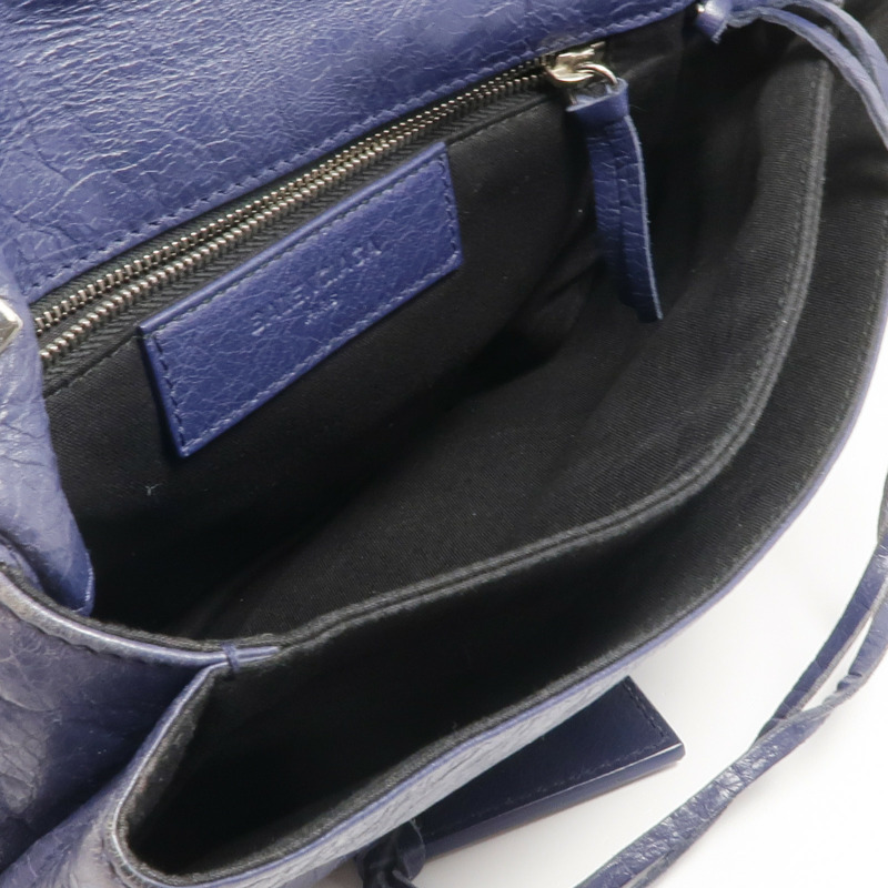 BALENCIAGA 牛皮皮革Envelope Clutch銀扣肩背袋/手拿包-4