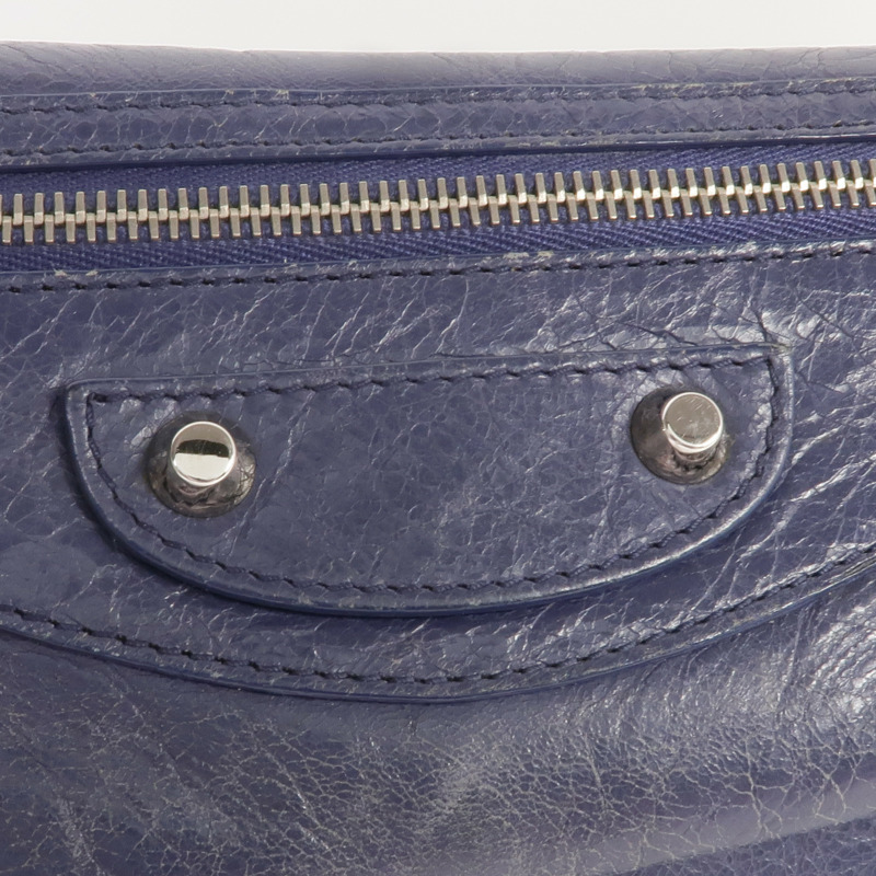 BALENCIAGA 牛皮皮革Envelope Clutch銀扣肩背袋/手拿包-13