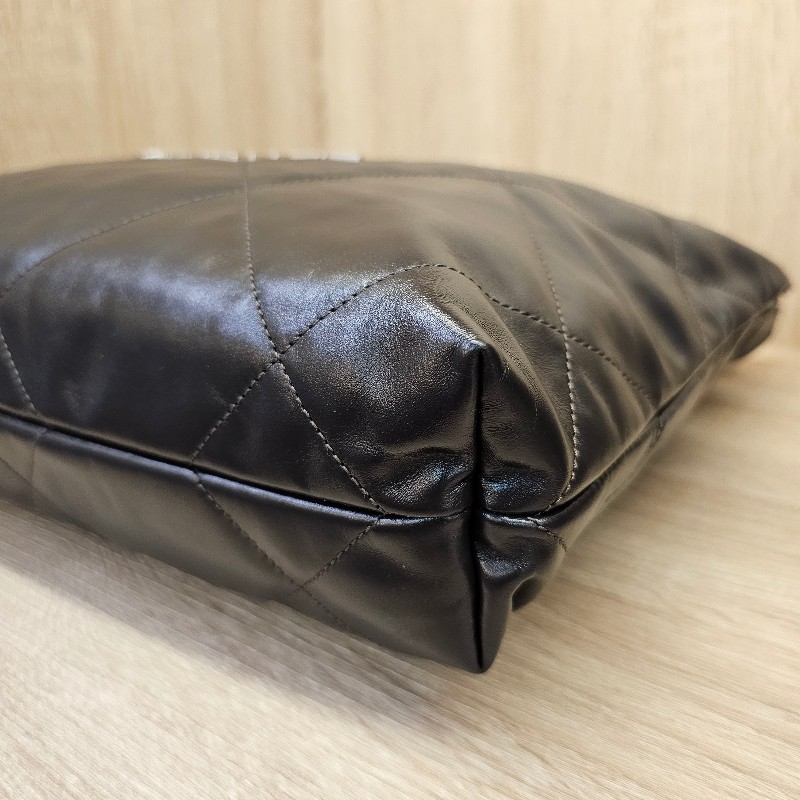 [品況超新聖誕甜價🎁] Chanel摩卡色牛皮銀釦小號22包-12