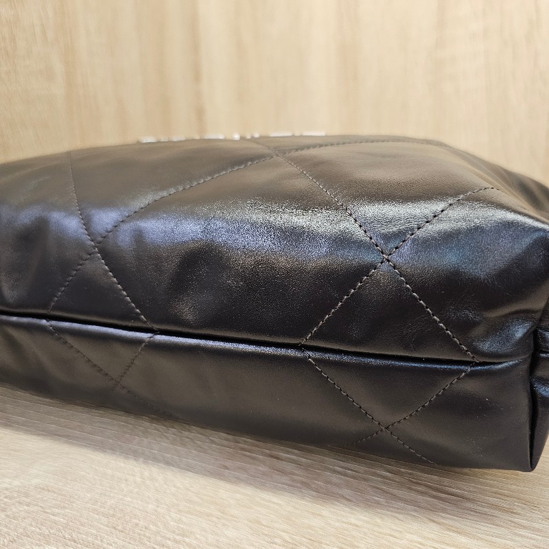 [品況超新聖誕甜價🎁] Chanel摩卡色牛皮銀釦小號22包-13