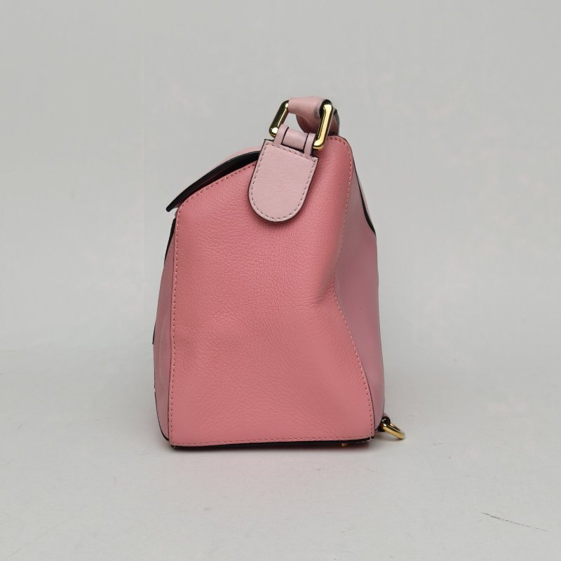 LOEWE Puzzle29幾何包中號拼色牛皮肩背包-1