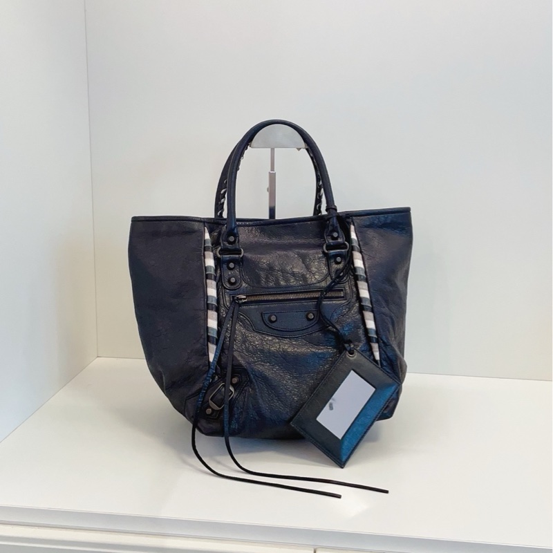 【98新🆕】Balenciaga 限量滾邊soblack 機車包 Tote手提/單肩 😎-0