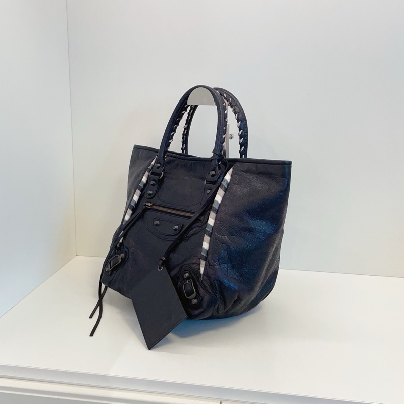 【98新🆕】Balenciaga 限量滾邊soblack 機車包 Tote手提/單肩 😎-2