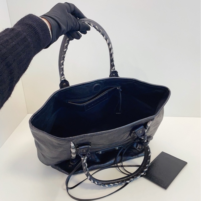 【98新🆕】Balenciaga 限量滾邊soblack 機車包 Tote手提/單肩 😎-7