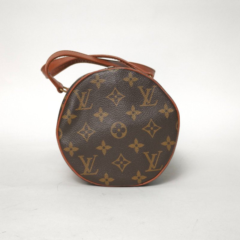 LOUIS VUITTON 中古圓筒包30老花PVC1986肩背包-1