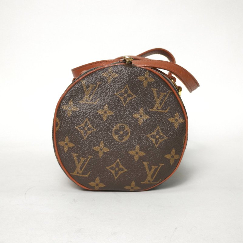 LOUIS VUITTON 中古圓筒包30老花PVC1986肩背包-3