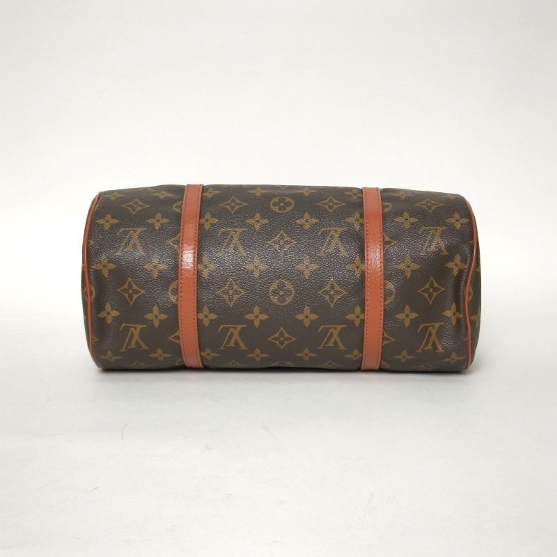 LOUIS VUITTON 中古圓筒包30老花PVC1986肩背包-4
