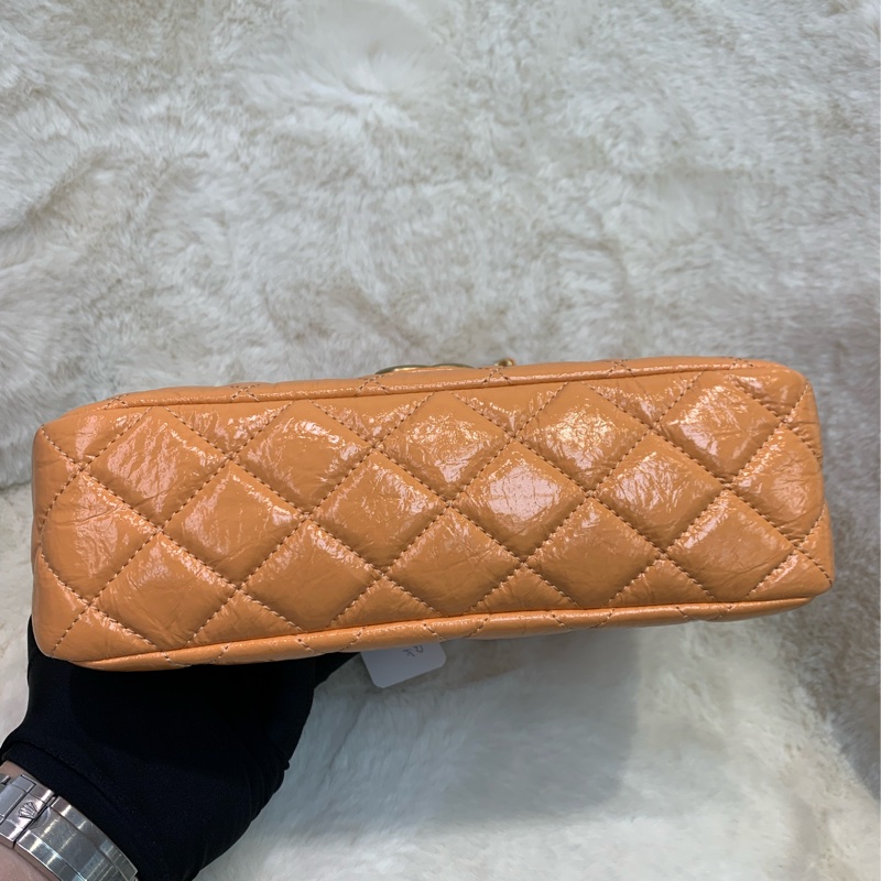 Chanel 淺橘色天貓精靈 HOBO XB945-12