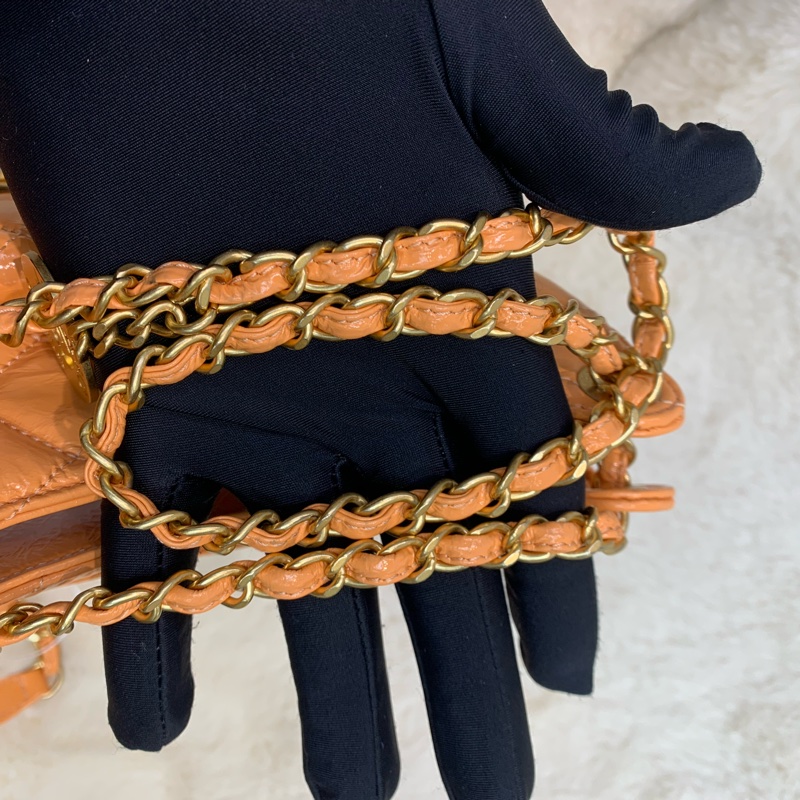 Chanel 淺橘色天貓精靈 HOBO XB945-20