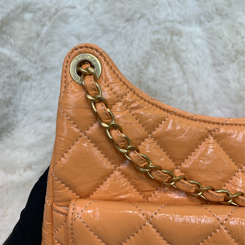 Chanel 淺橘色天貓精靈 HOBO XB945-29