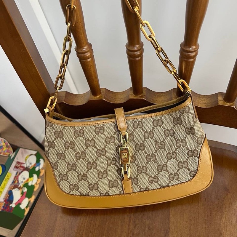 Gucci 1987 Jackie Vintage 中古 單肩包-0