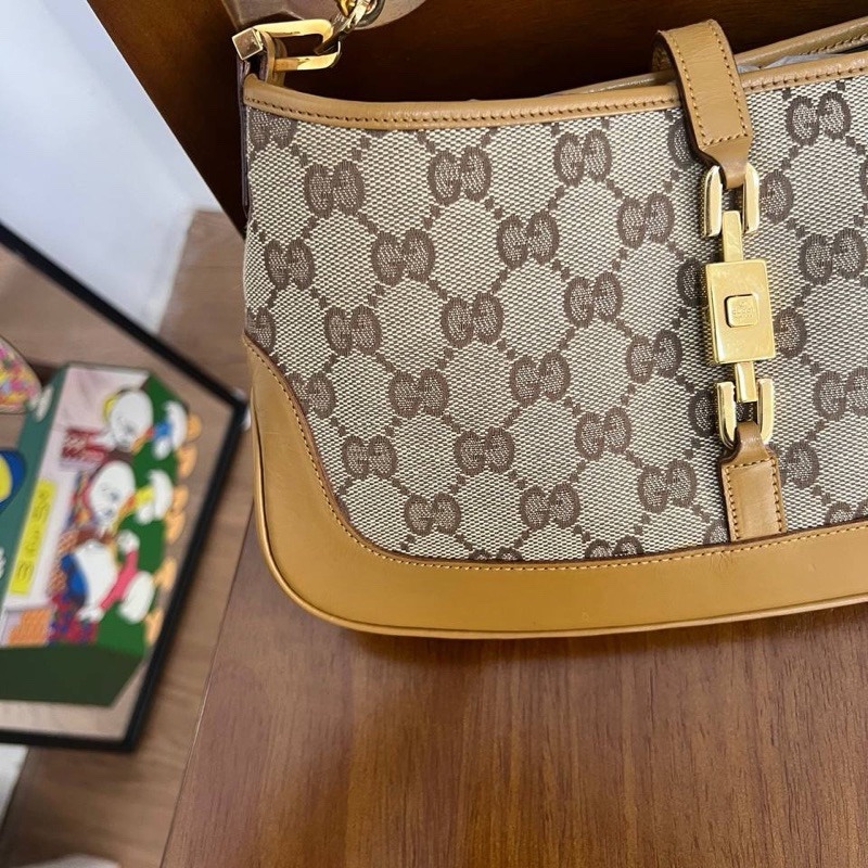 Gucci 1987 Jackie Vintage 中古 單肩包-8