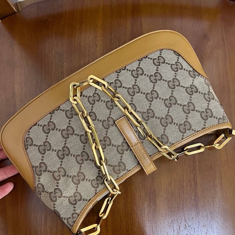 Gucci 1987 Jackie Vintage 中古 單肩包-11