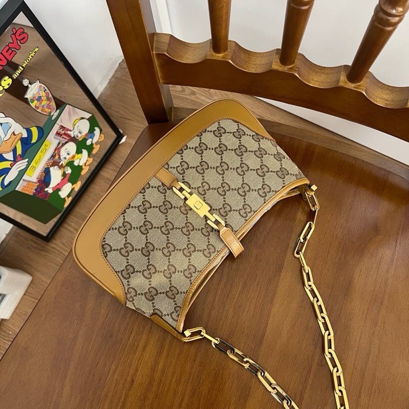 Gucci 1987 Jackie Vintage 中古 單肩包-13