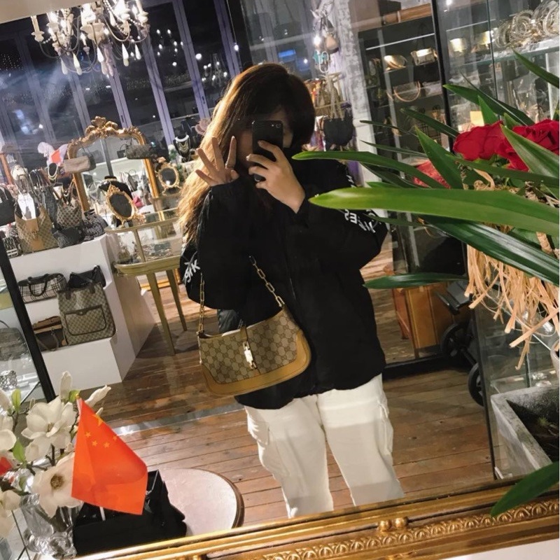 Gucci 1987 Jackie Vintage 中古 單肩包-14