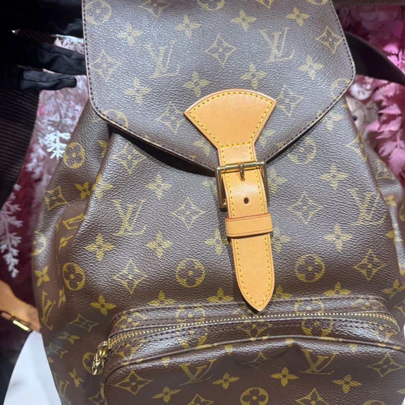 Lv 老花後背包/王吉娜古董精品-2