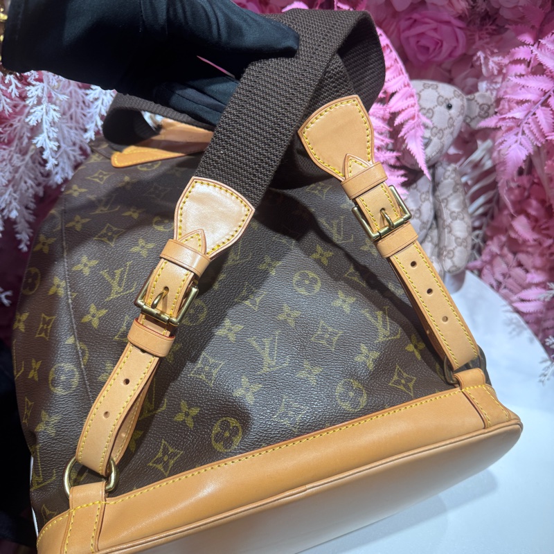 Lv 老花後背包/王吉娜古董精品-7