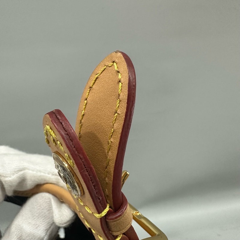 LV M45985 原花金釦法棍包 編織背帶-37