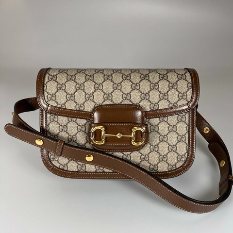 GUCCI 602204  棕1955翻蓋小號包